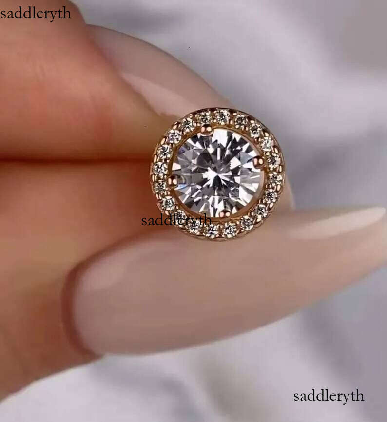 Jewelry Classic 2TCW Push Back Sterling Sier VVS Dia Moissanite Stud Earrings 15 dc