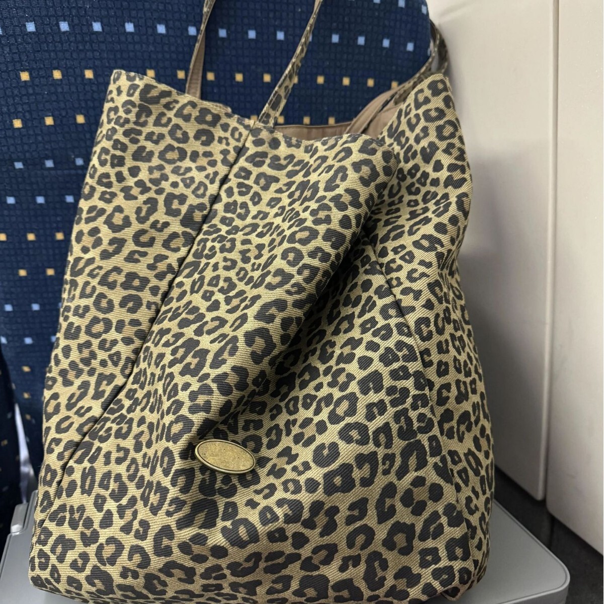 Casual Commuting Large Capacity Leopard Print 2025 New Autumn Winter Single Shoulder Tote Bag ddmymoon