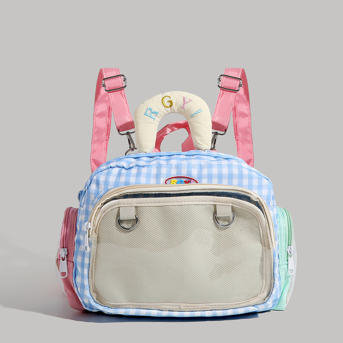 Robot Girl Cute Single Shoulder Capacity Pain Bag Student Backpack ddmymoon
