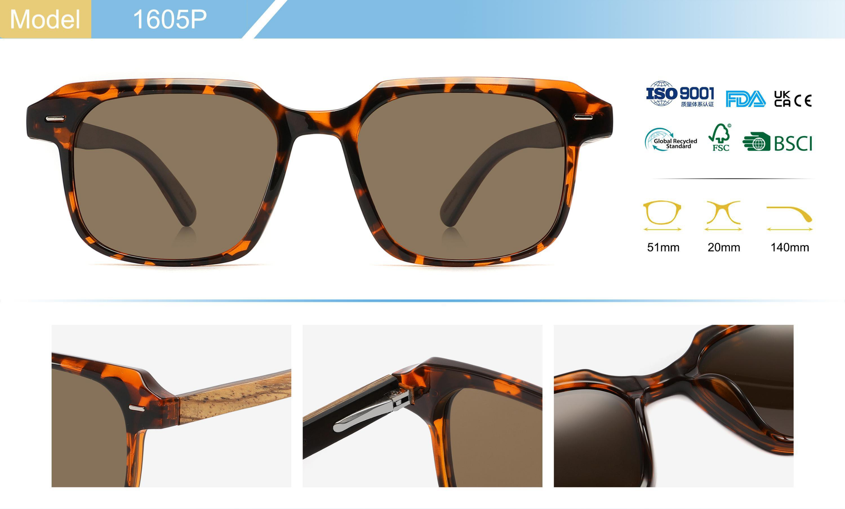 Minimalist horn-rimmed sunglasses luxury polycarbonate frames ladies gentlemen polarized lenses adjustable nose pads business commute pj2