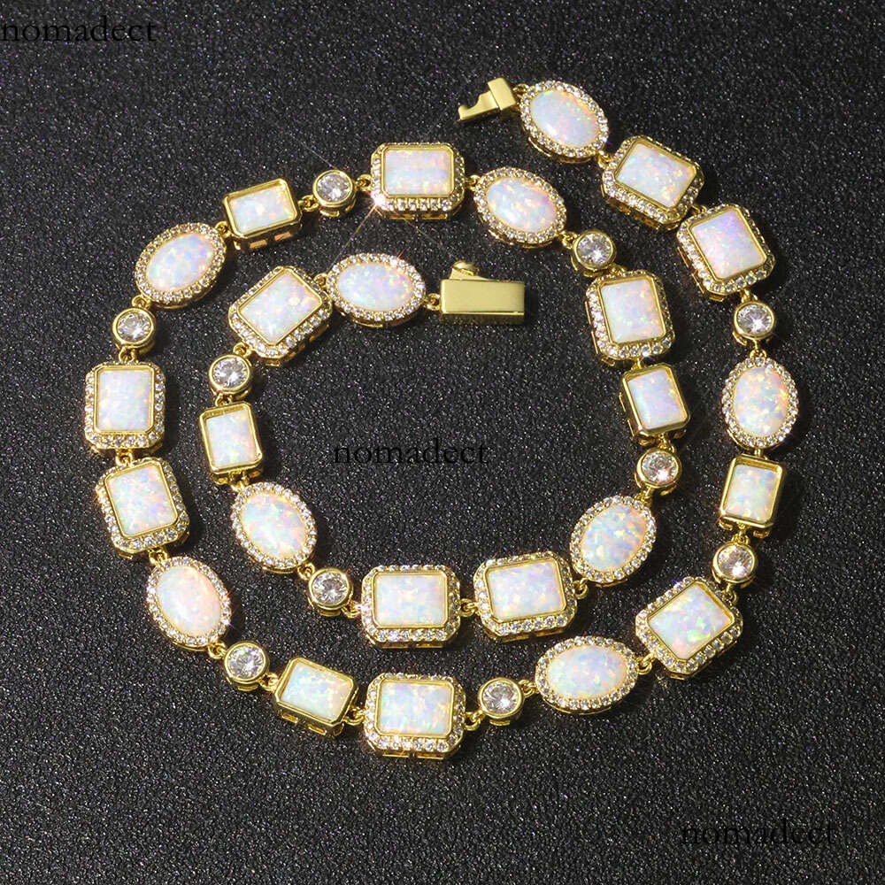 Australian Opal Hip-Hop Jewelry Men's Necklace Fashion Trend Bracelet