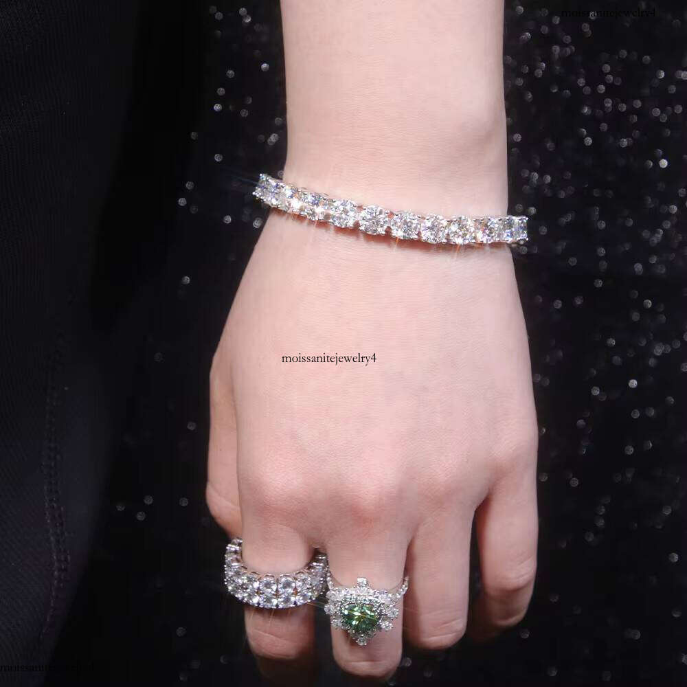 XG Factory Price Stealing Sier Pass Test Moissanite Dia Tennis Chain Bracelet for Men Women Fine Jewelry