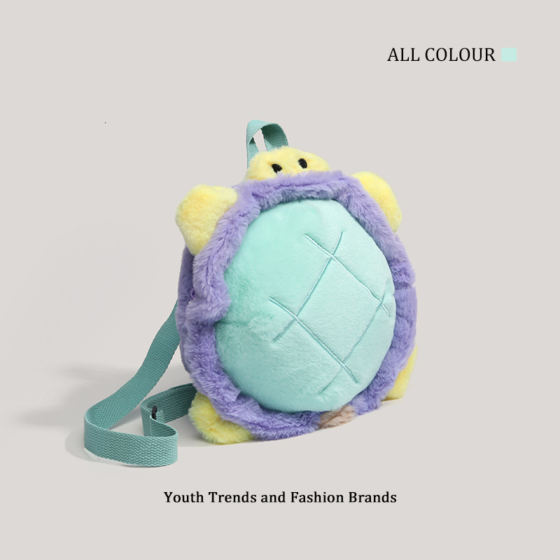 Cute Cartoon Backpack Turtle Animal Plush Bag ddmymoon