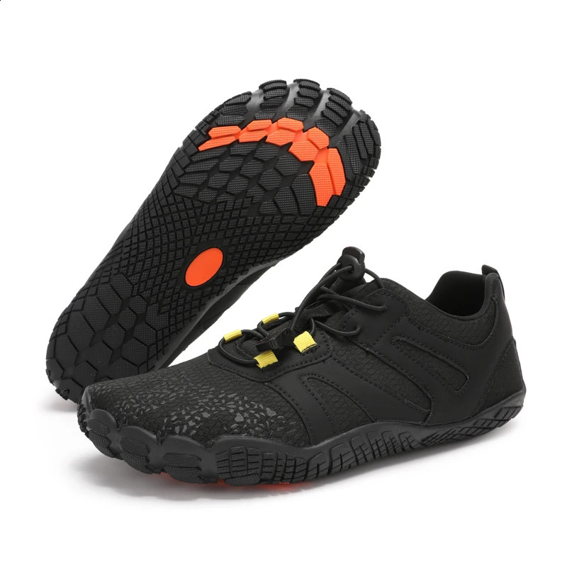 Hiking Barefoot Shoes for Men Quick Drying Hiking Travel Breathable Non-Slip Athletic Footwear Wide Toe Outdoor Hiking Shoes 250805
