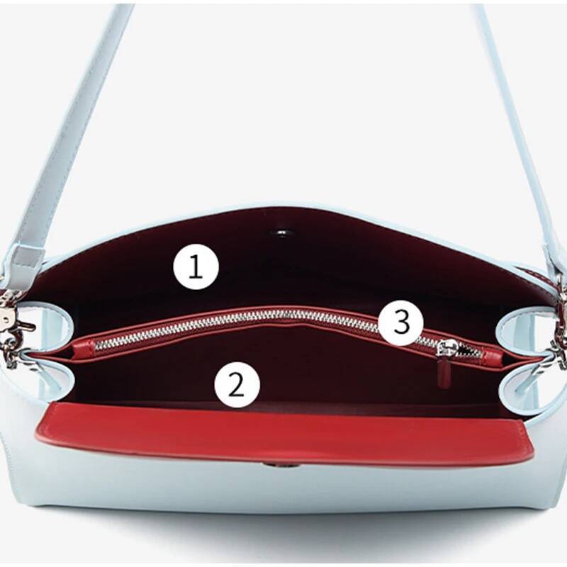Large Capacity Designer Shoulder High-End Fashion Commuter Loose Soft Leather Handbag Lock Buckle Ladies Tote Bag