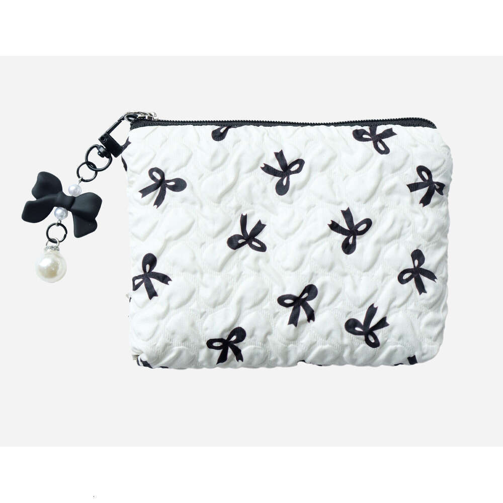 Bowknot High-Value Coin Purse Storage Cute Makeup Large Capacity High-End Bag