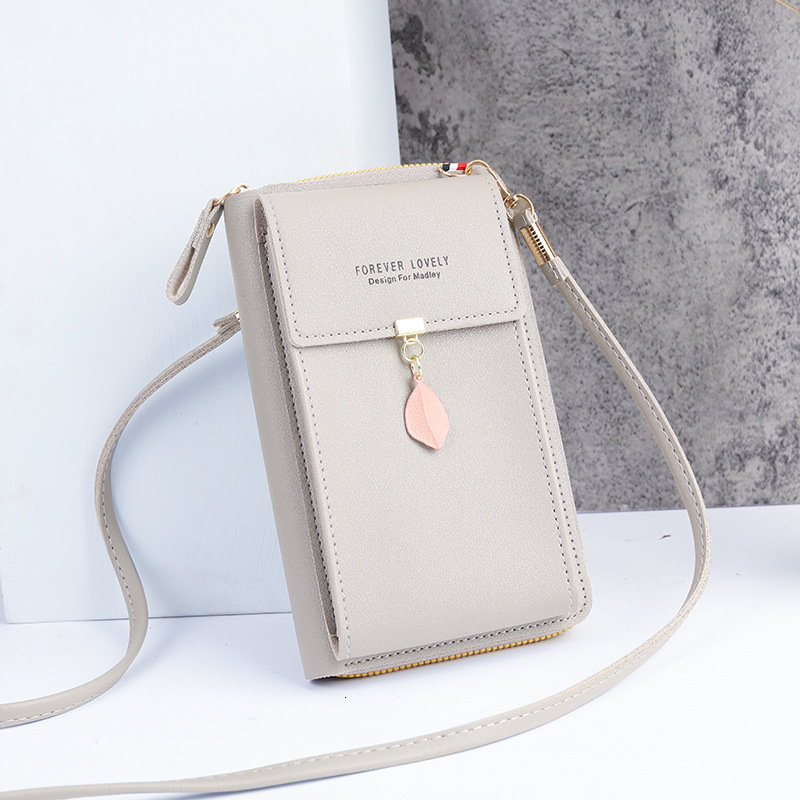 2025 New Wholesale Large Capacity Multifunctional Fashion Simple Leaf Luxury Bag Single Shoulder Small Bag Crossbody Phone Bag For Women
