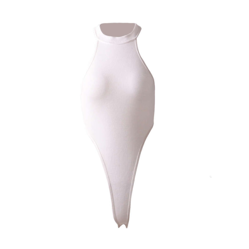 Women's New Sexy Slim Fit Tank Top Pullover Inner Wear Round Neck Sleeveless Bodysuit