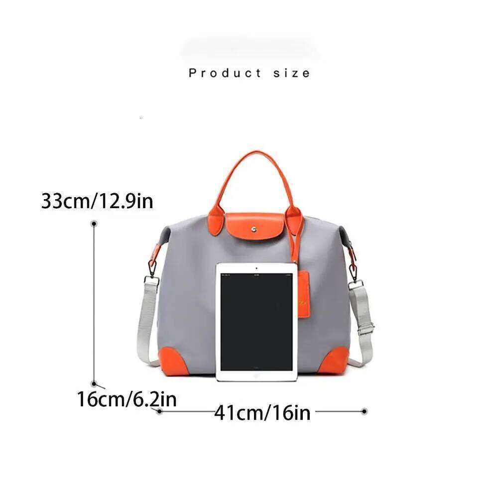 Oxford Lage Protective Cover High Capacity Breathable Interlayer Boarding Pouch Durable Wear-resistant Travel Crossbody Bag