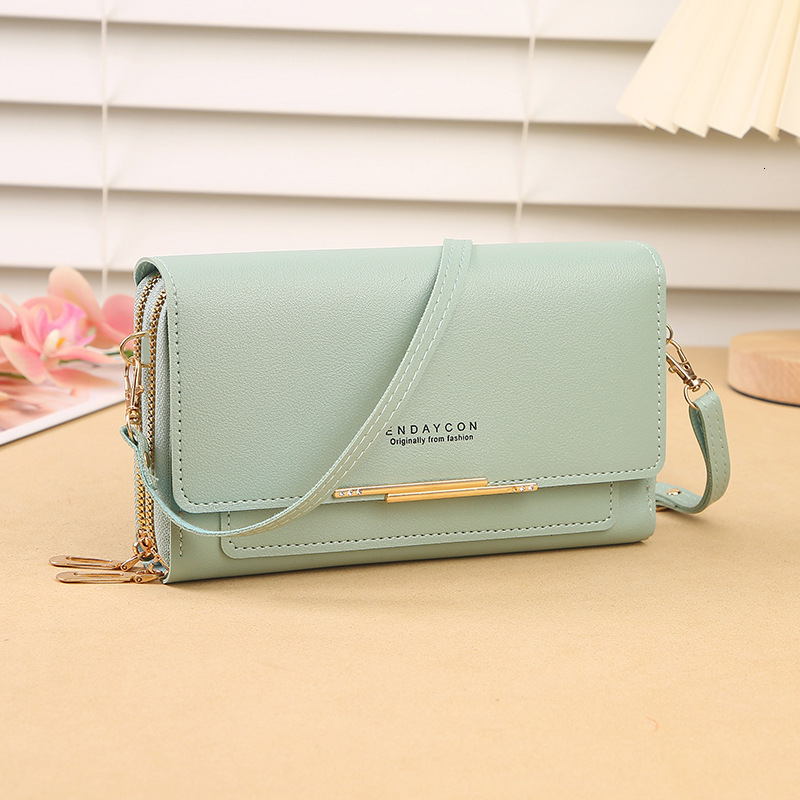 2025 New Women's Wallet Korean Version Multifunctional Shoulder Bag Medium Long Clutch Coin Purse Luxury Bag Factory Direct Sale