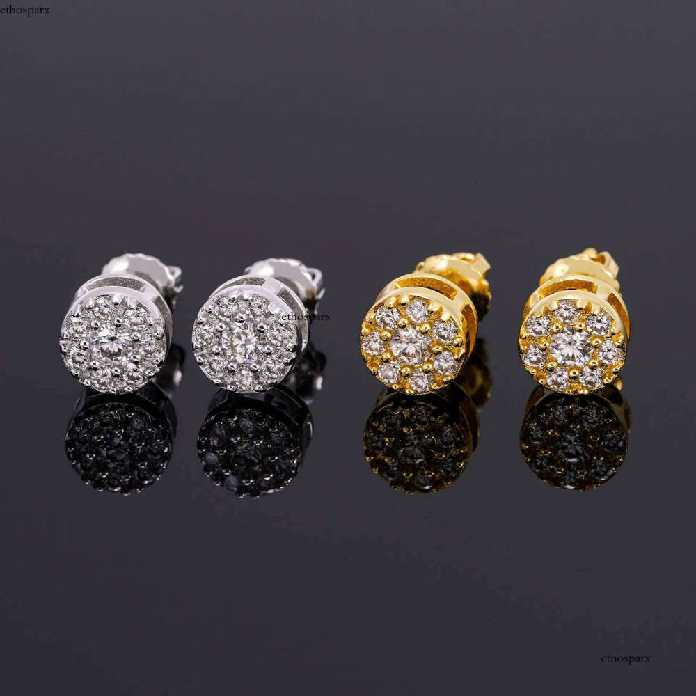 Summer hot selling boutique sier moissanite personalized casual earrings and accessories