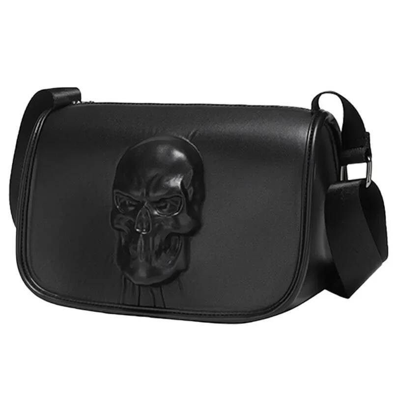 New Messenger Lightweight Shoulder Bag, Trendy Small Square Bags, Men's Large Capacity Satchel Bag for Halloween