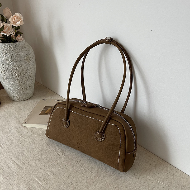 Vintage Fashion Underarm Bag For Women Luxury Bag New Melad Designer Bag Bowling Bag 2025 Early Autumn Trendy Versatile Casual Shoulder Bag