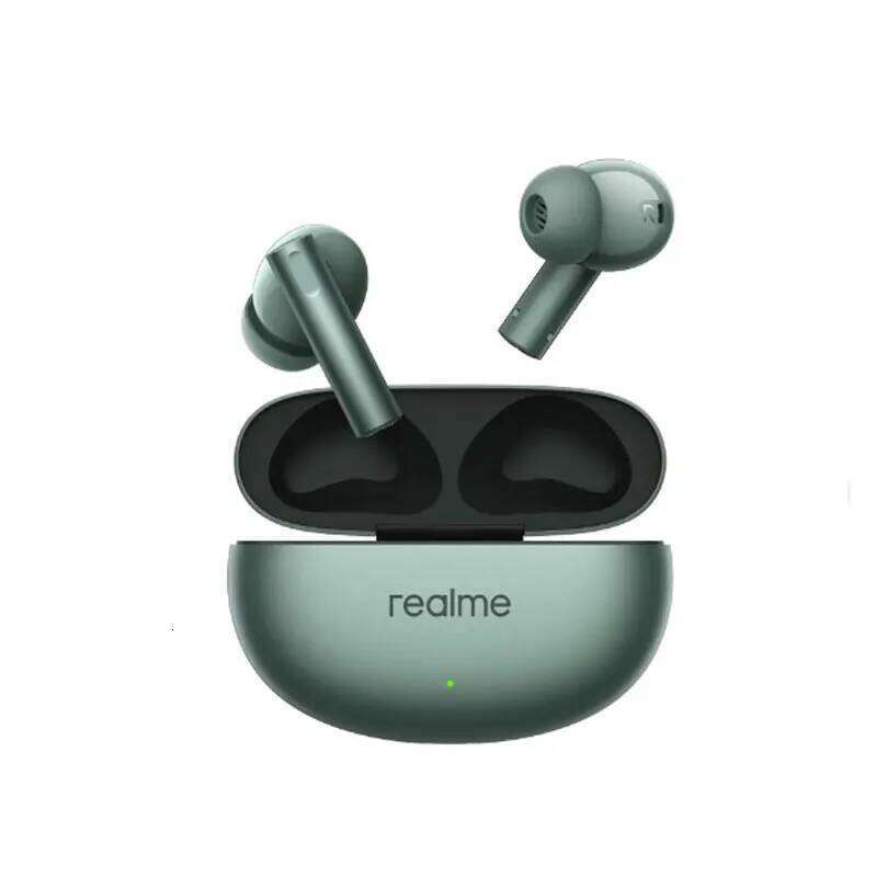 Official Realme Buds Air TWS Earphone Db Active Noise Cancelling True Wireless Headphone Bluetooth Hour Battery Life