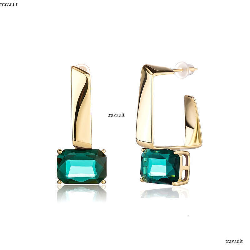 INS Hip-Hop Creative Geometric 3D Multicolor Earrings Personality Studs Gold Australia