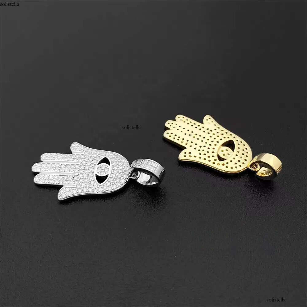 Fine Jewelry Hip Hop Rock Engravable Sterling Sier Custom Moissanite Pendant