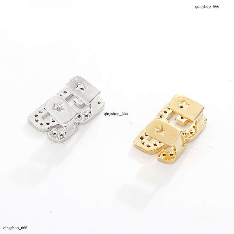 New Micro Pave Zircon Set Double Number 23 Hip Hop Teeth Jewelry