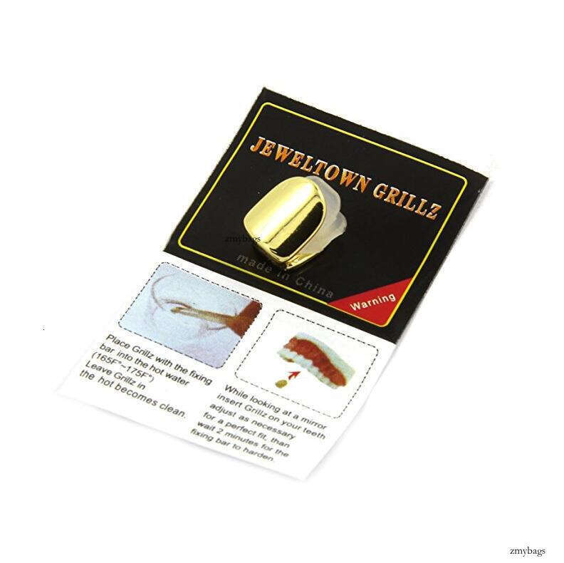 HIPHOP Single Tooth Real Gold Plated Hip Hop Jewelry Teeth