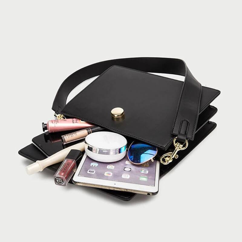 Fashion Women Vnitage Briefcases Shoulder Bags Elegant OL Business Retro Press Lock HandBags