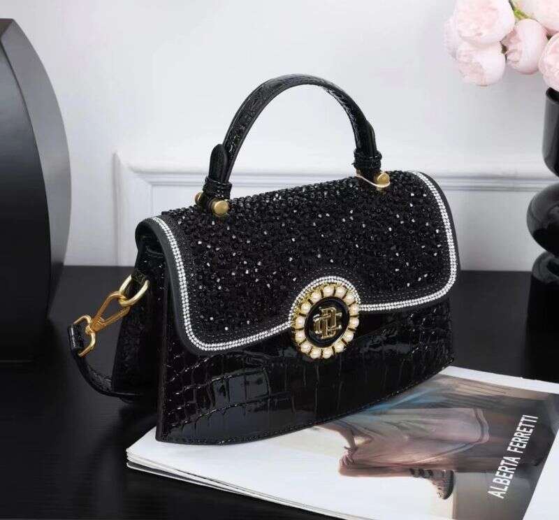 Women's dia-encrusted handbag high-end fashion age-reducing temperament all-match one-shoulder Messenger bag