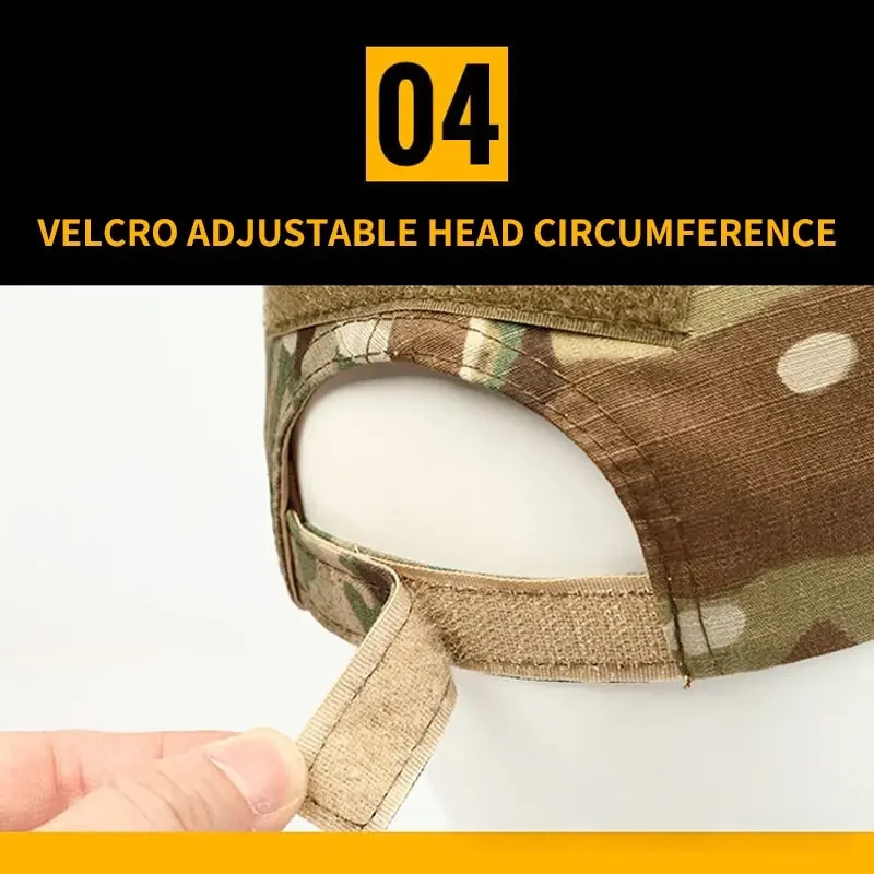 Outdoor Camouflage Sunscreen Baseball Cap Outdoor Sports Casual Sunshade Breathable Cap 250805