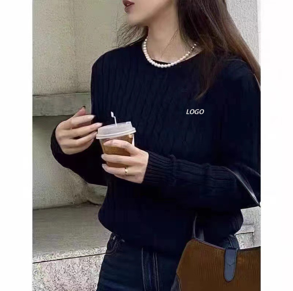 Cashmere sweater Womens sweater Designer brand retro pullover sweater classic embroidery LOGO crew neck sweater casual sports fashion POLO sweater