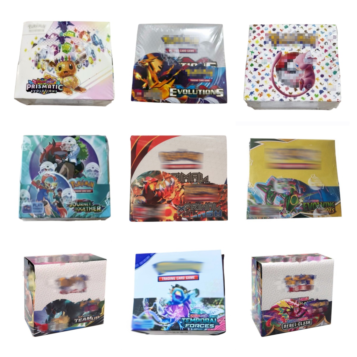 360pcs/box French Series Booster Card Pack Board Game Battle Cartoon Anime Collection Cards Toy Gift