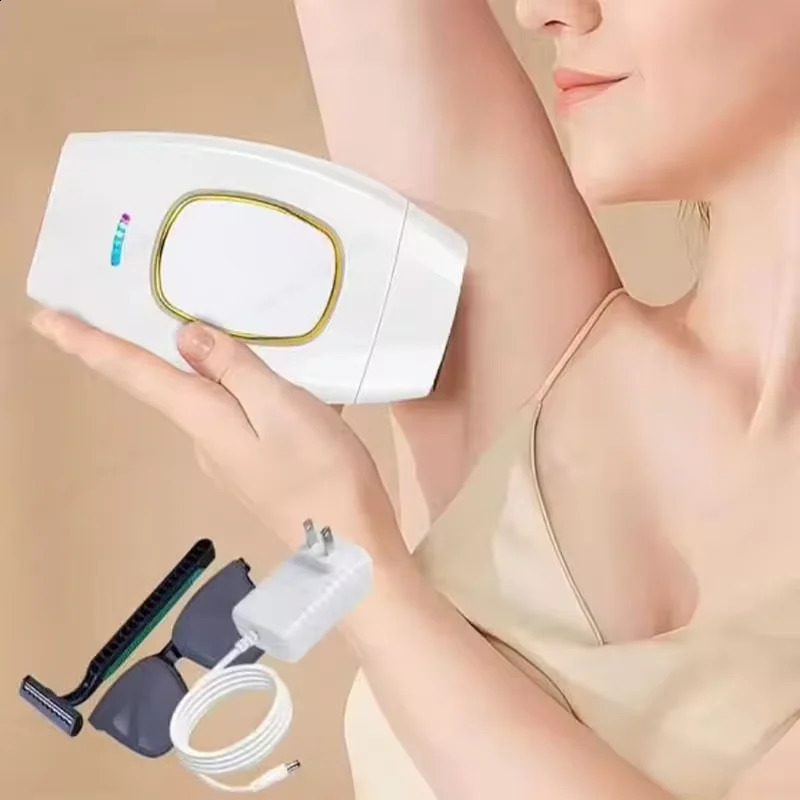 Laser freezing point hair removal instrument pon painless hair removal special skin rejuvenation and shaving tool 250805
