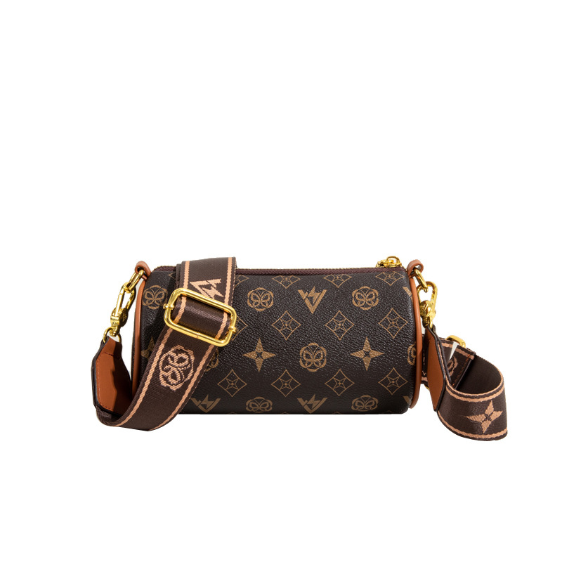 Texture printed female bag new small bag broadband pillow bag fashion cross-body bag i ns burst single shoulder bag