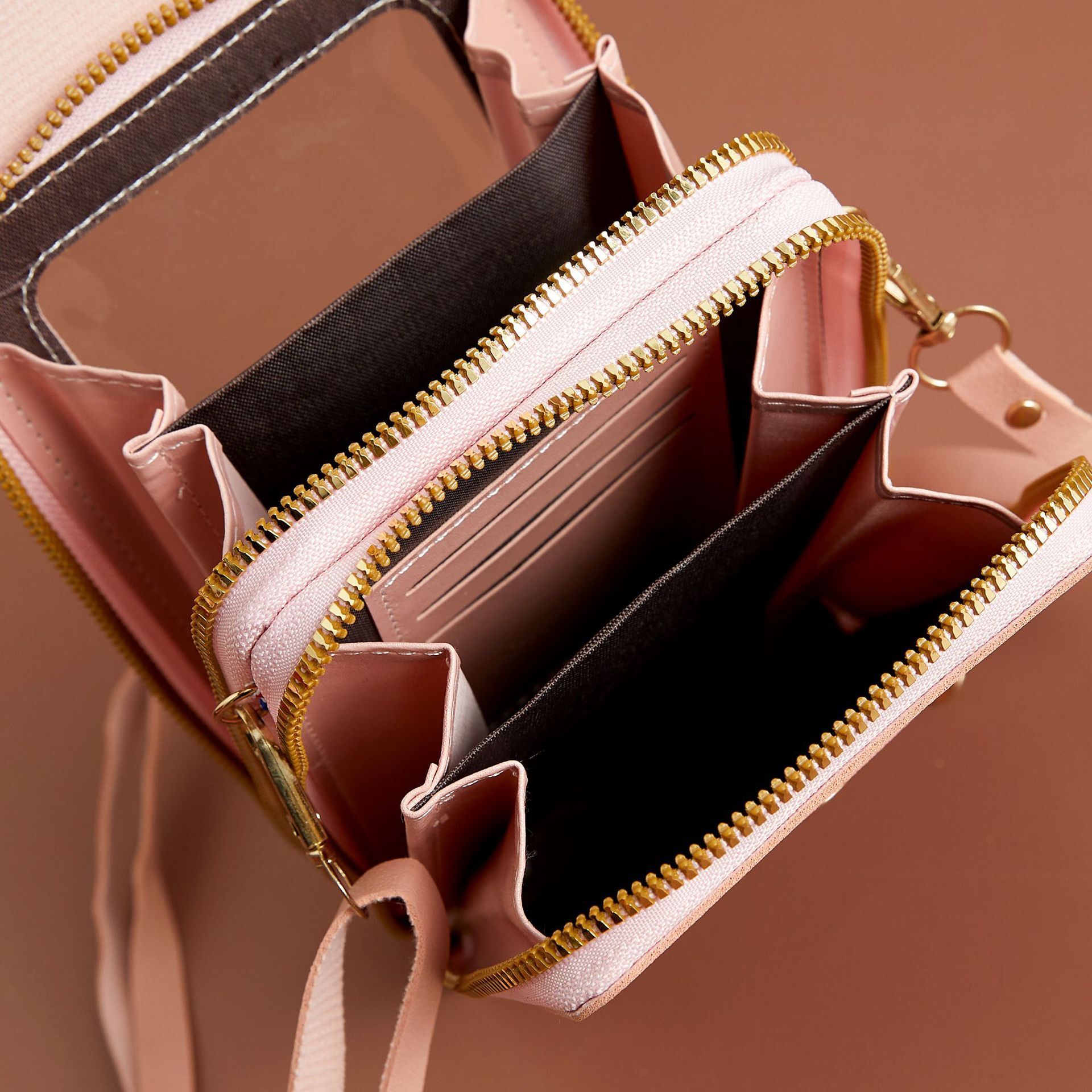Cross-border Vertical Phone Bag Crossbody Fashion Luxury Bag Bag Mini Coin Purse Women's High-end Handbag Zipper Phone Bag