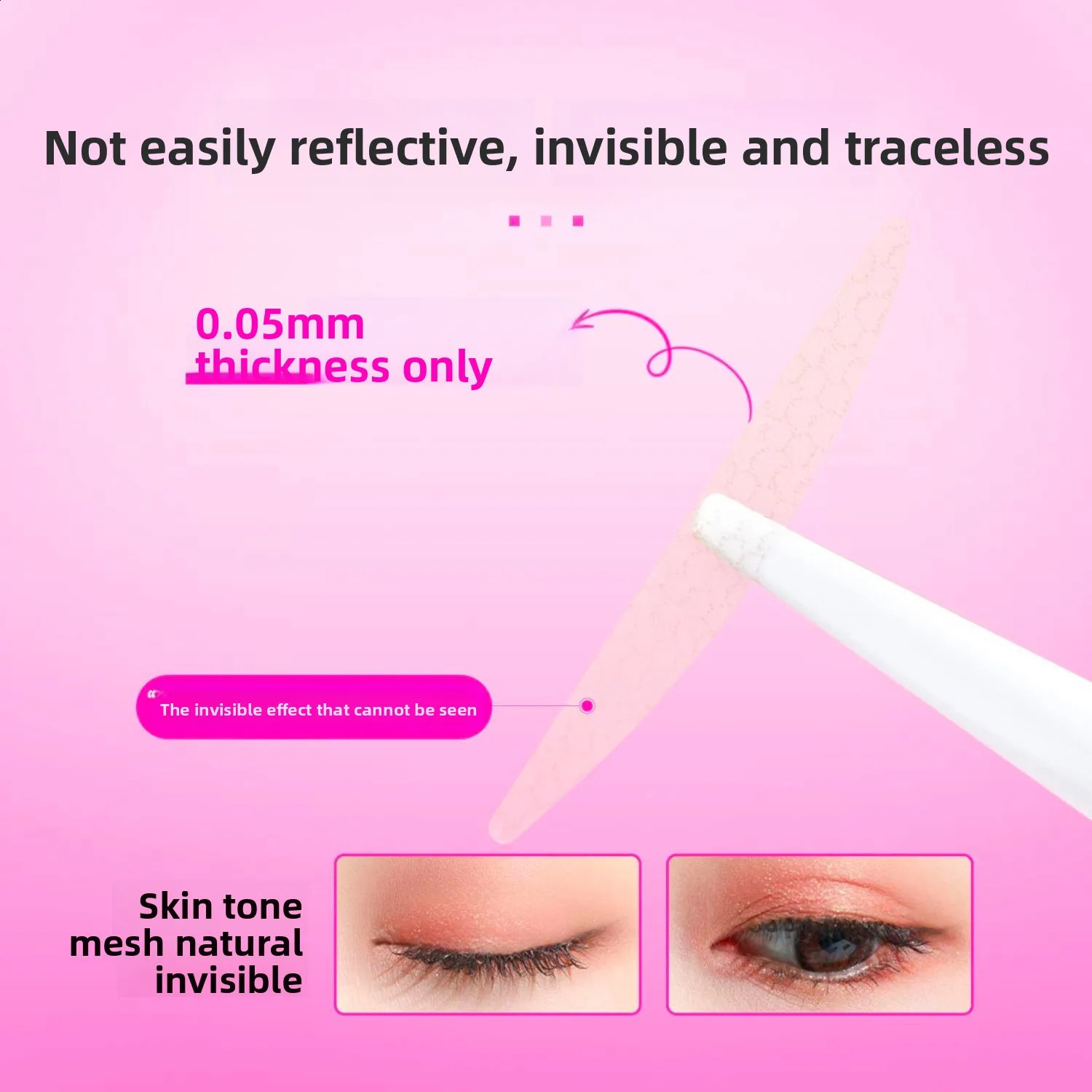 Arrebol Invisible Natural Eyelid Tape Sticker - Skin-Friendly Long Lasting Hold for Monolid Eyelid Hooded Eyes Waterproof 250807