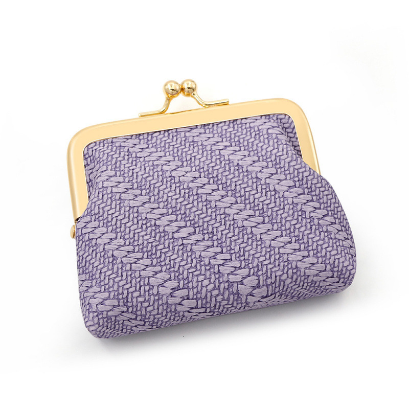 New Portable Simple Mini Coin Purse Clip Bag Clutch Key Bag Earphone Bag Card Luxury Bag Holder Lipstick Bag