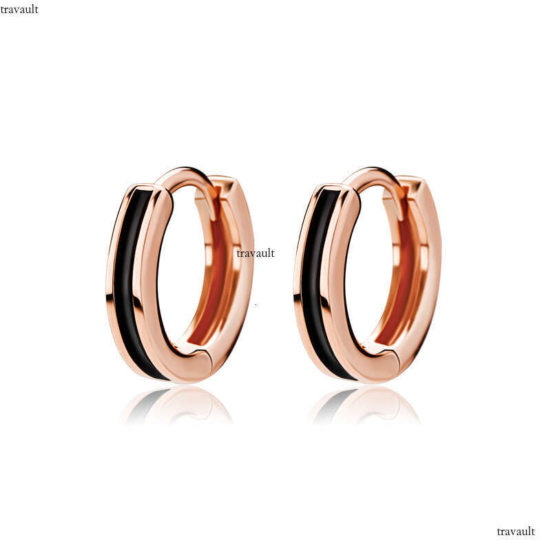 Unique Oil-Drip Glossy Hip-Hop Earrings Iced Out VVS Stud Jewelry