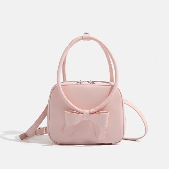 2025 New Women's Bowknot Niche Small Square Bag Commuter Shoulder Handbag ddmymoon