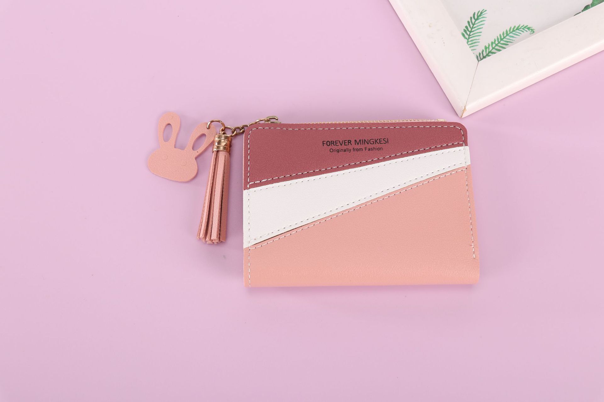 New Women's Short Wallet Zipper High-end Feel Coin Purse Female Student Luxury Bag Korean Fashion Multi-color Cute Style