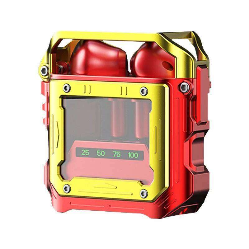 Zinc alloy game earplugs HIFI stereo dual-mode bluetooth headset player metal material