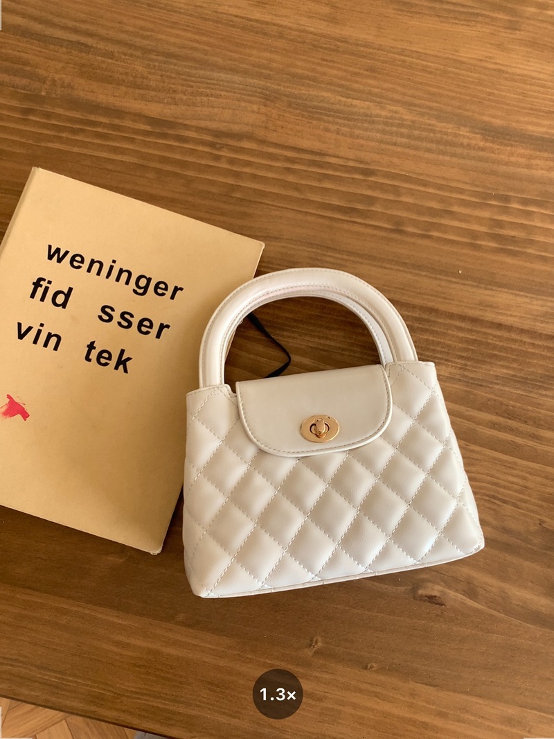High-end Simple Fashion 2025 New Single Shoulder Handbag Quilted Chain ddmymoon