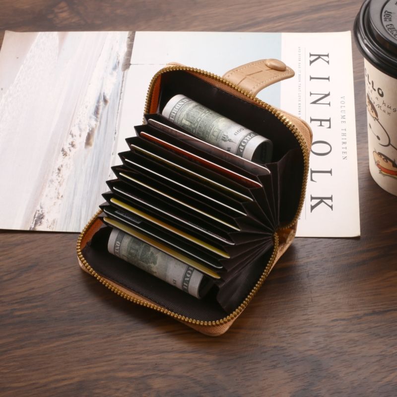 2025 Card Holder For Women Large Capacity Multi-card Slots Credit Card Driver's License Business Card Holder Luxury Bag Bank Card Case Coin Purse