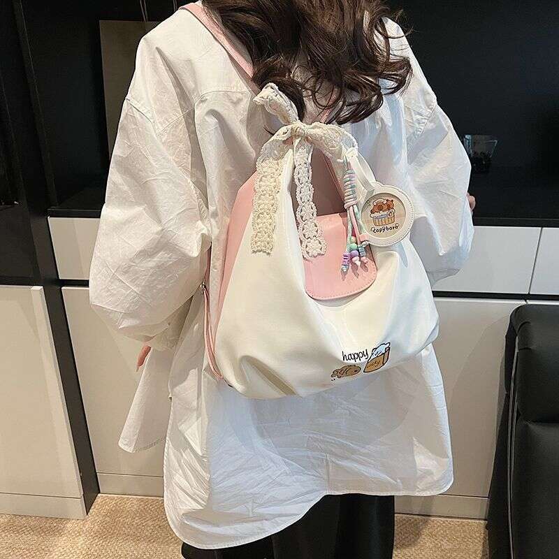 Light High Value Women's 2025 Spring Summer New Tide Shoulder Lazy Wind Liner Hundred Bag