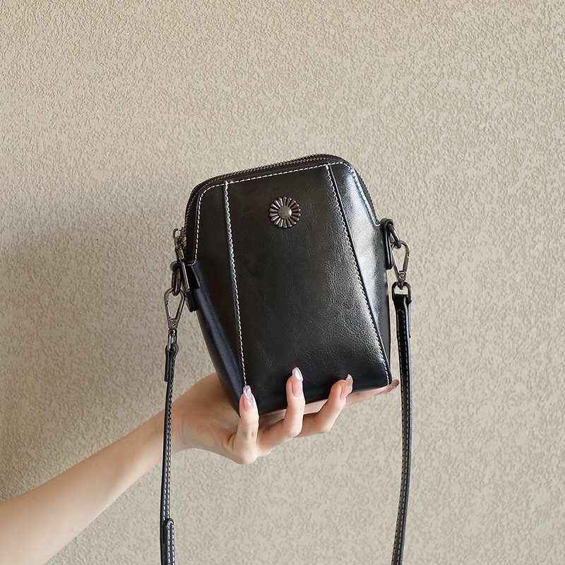 For Women Crossbody Mini Genuine Leather Women's Bag Ladies' Phone Pouch New