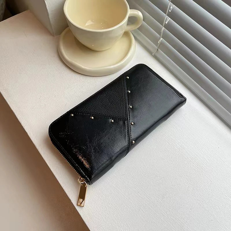 Womens wallets large-capacity handbags zippers multi-functional coin wallets card bags multi-slot wallets and can be 250809