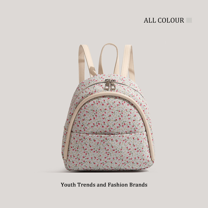 Women Lightweight Floral Student School Bag Fashionable Backpack for Girls ddmymoon