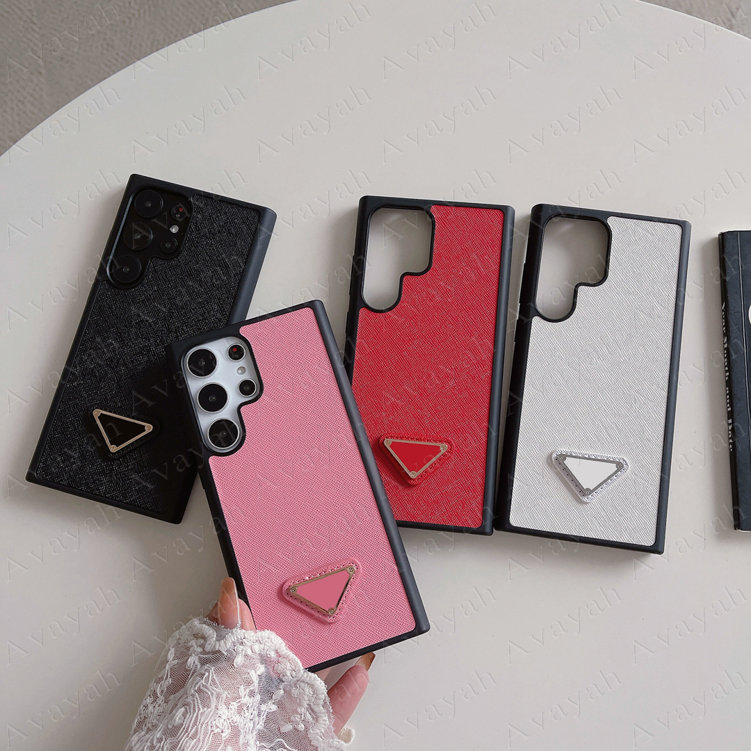 Trendy Luxury Designer Phone Case for Samsung S26 Ultra S25 S24 S23 S22 S21 S20 Galaxy Note 20 Z Flip 7 6 5 4 3 Fold Leather Cover iPhone 17 Air 16 15 14 13 12 11 Pro Max X Xs 8 Plus