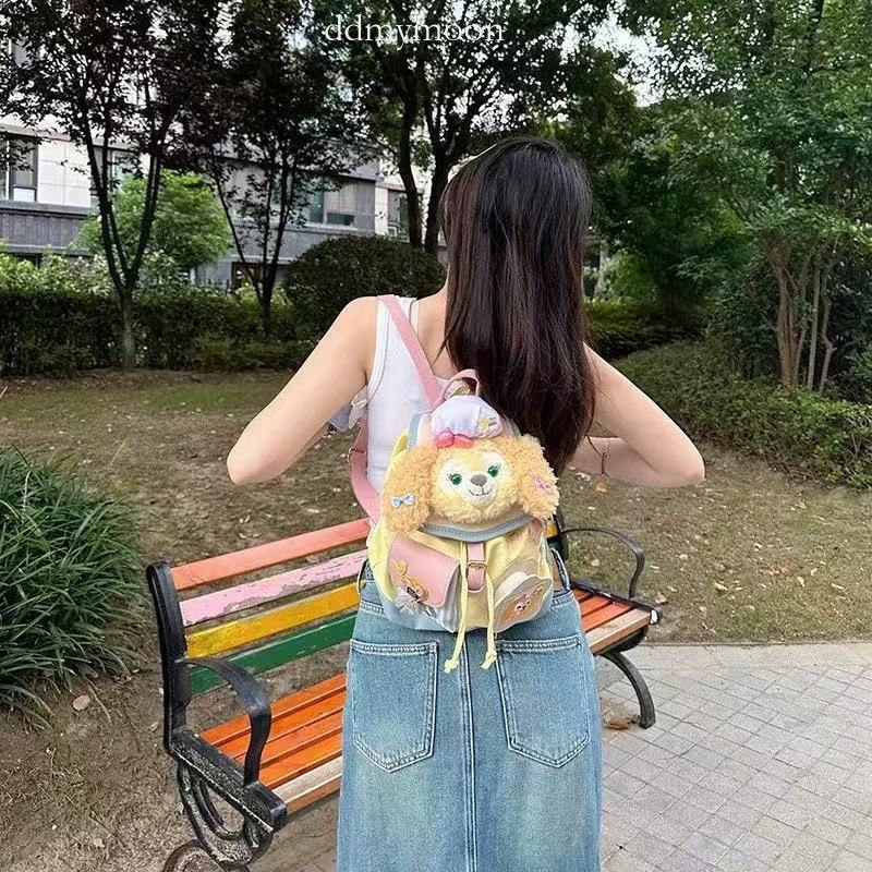 Cute Plush Puppy Backpack Girls, Suitable for School Travel, Casual and Trendy Women's Bag ddmymoon