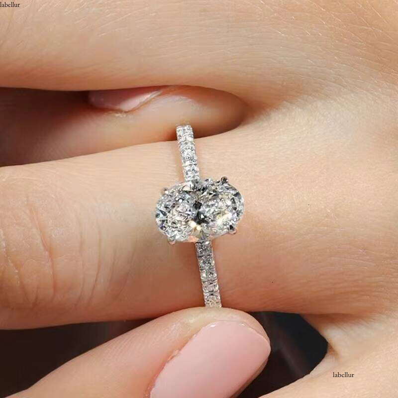 GIA IGI Certified Lab Grown Dia Ring CVD HPHT 0.5ct to 5ct for Men Women Engagement Wedding Customized 14k Solid Gold