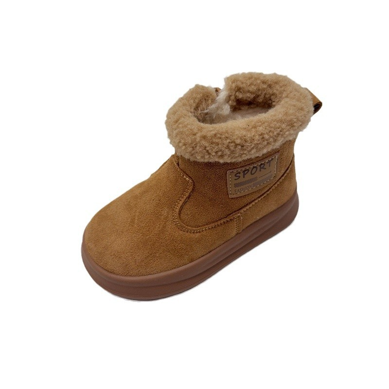 Free shipping designer Boots Winter style girls casual mid length cotton boots childrens snow boots childrens shoes comfort keep warm