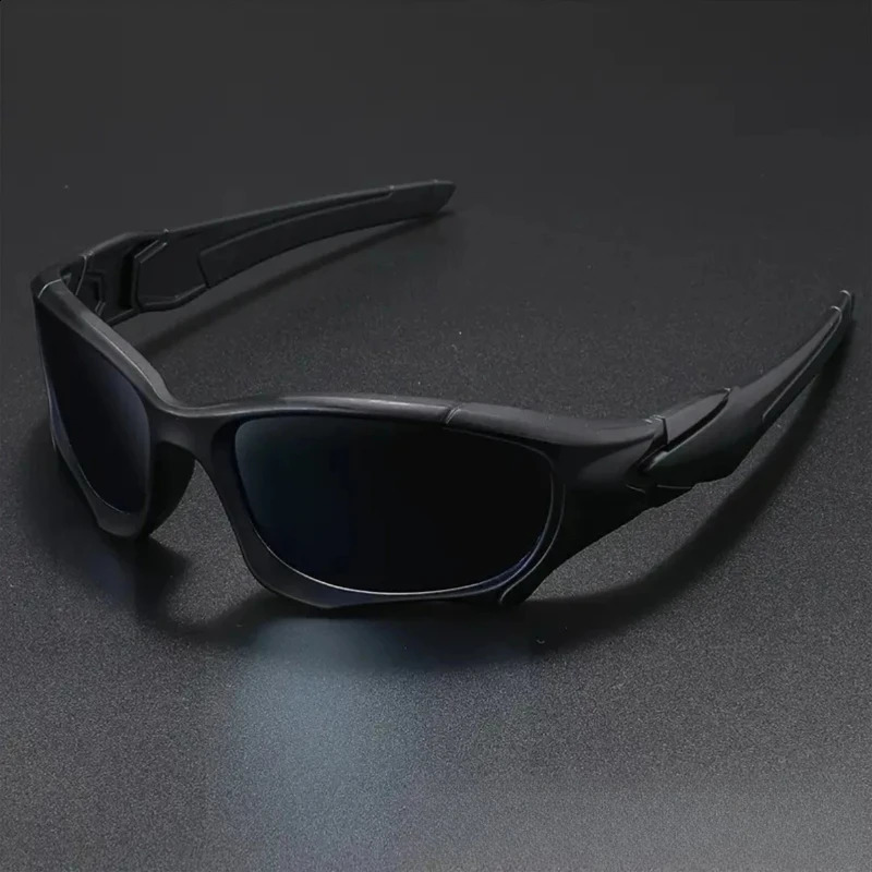 Fashionable and Trendy Sports Sunglasses with High-end Feel Outdoor Windproof Sand Proof and UV Resistant Glasses UV400 250805