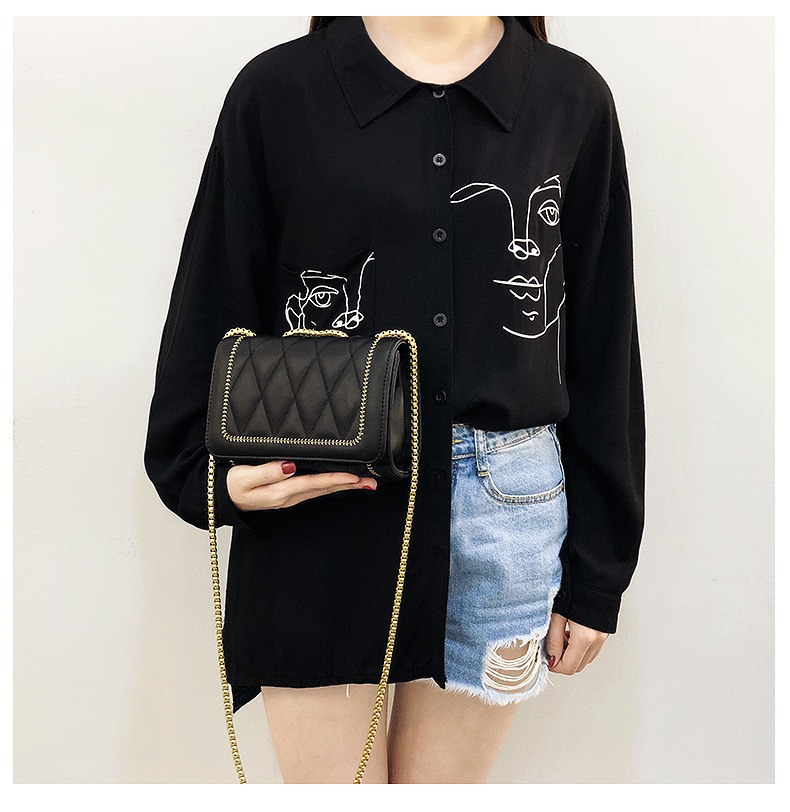 Free Shipping Designer Luxury Bag Bag Women's Bag 2025 New Summer Single Shoulder Crossbody Bag Internet Celebrity Fashion Ins Quilted Chain Bag 