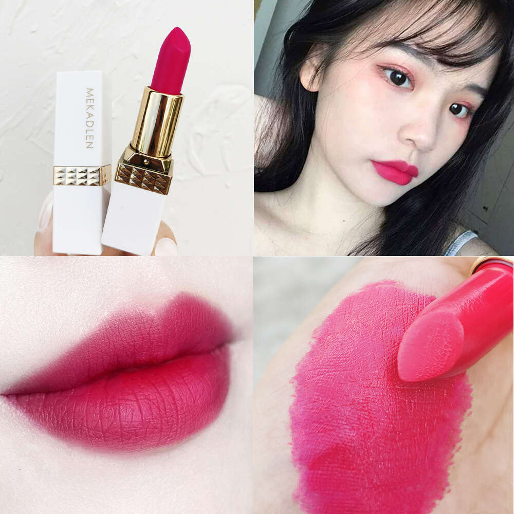 McCarton Lipstick Carrot Cream Orange Rose Purple Pink Matte Brightening Niche Lip Balm for Women Free shipping