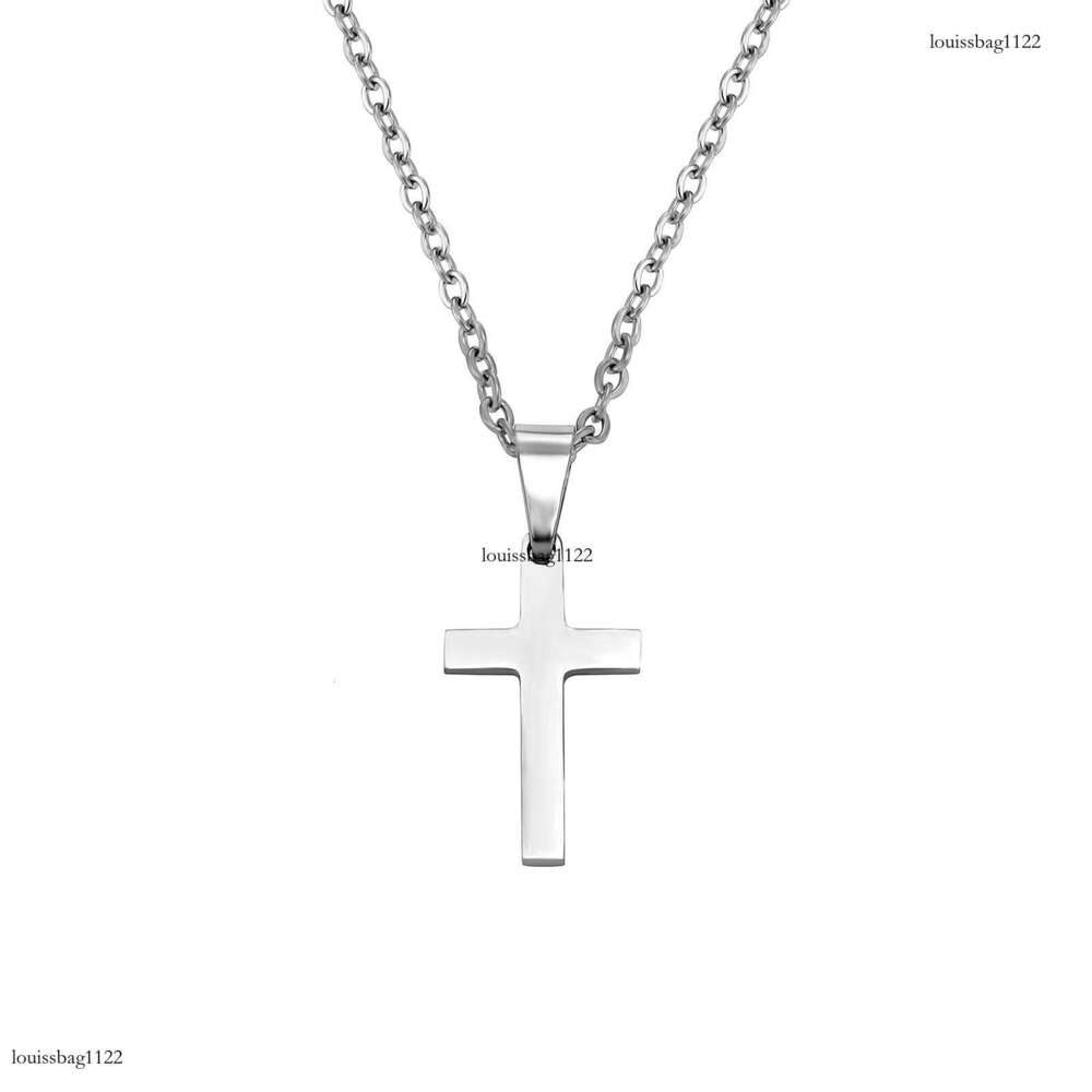 Hip-Hop Style Hot-Selling Titanium Cross Pendant for Men and Women Sterling Silver Moissanite chain Chain Gold